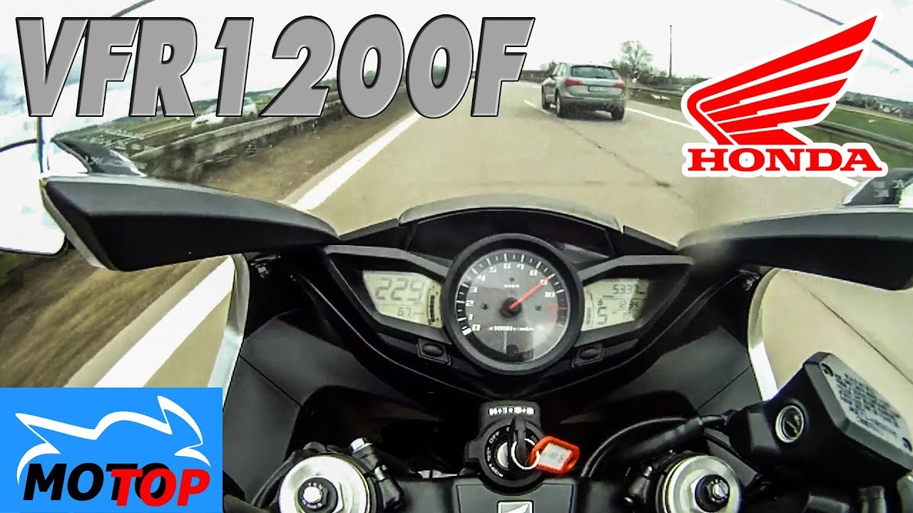 Honda VFR1200F - TOPSPEED on Autobahn