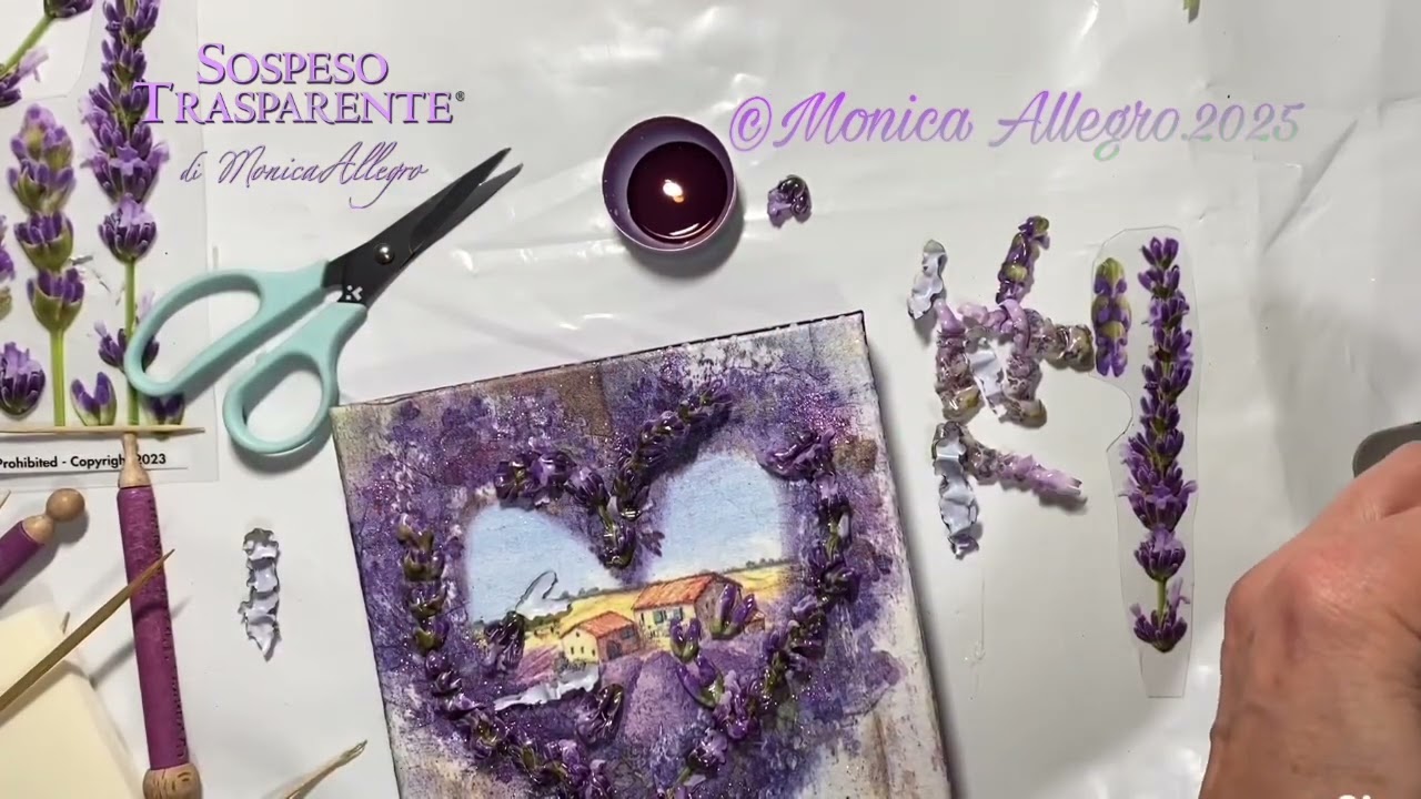Lavanda in Sospeso Trasparente by Monica Allegro