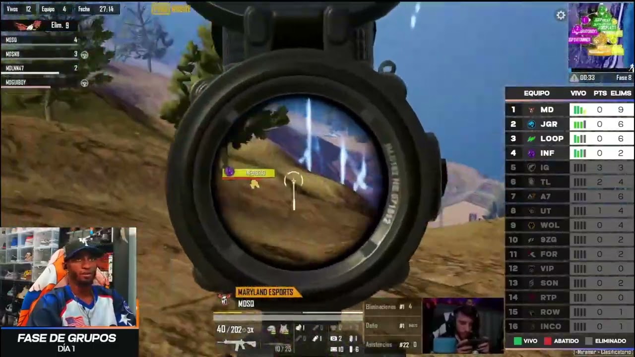 LOPPS VITIN VS 2 DE INFLUENCE RAGE EN LAS AMERICAS 2025 PUBG MOBILE