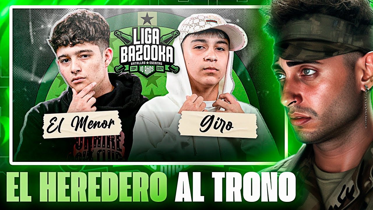 EL HEREDERO AL TRONO 👑 BLON REACCIONA A GIRO VS EL MENOR EN LIGA BAZOOKA 🪖
