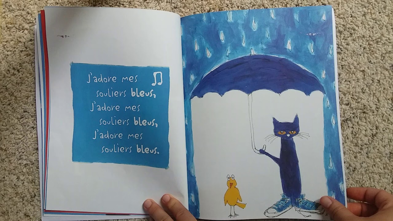 Pat le chat, j'adore mes souliers blancs (Pete the cat, I love my white shoes)