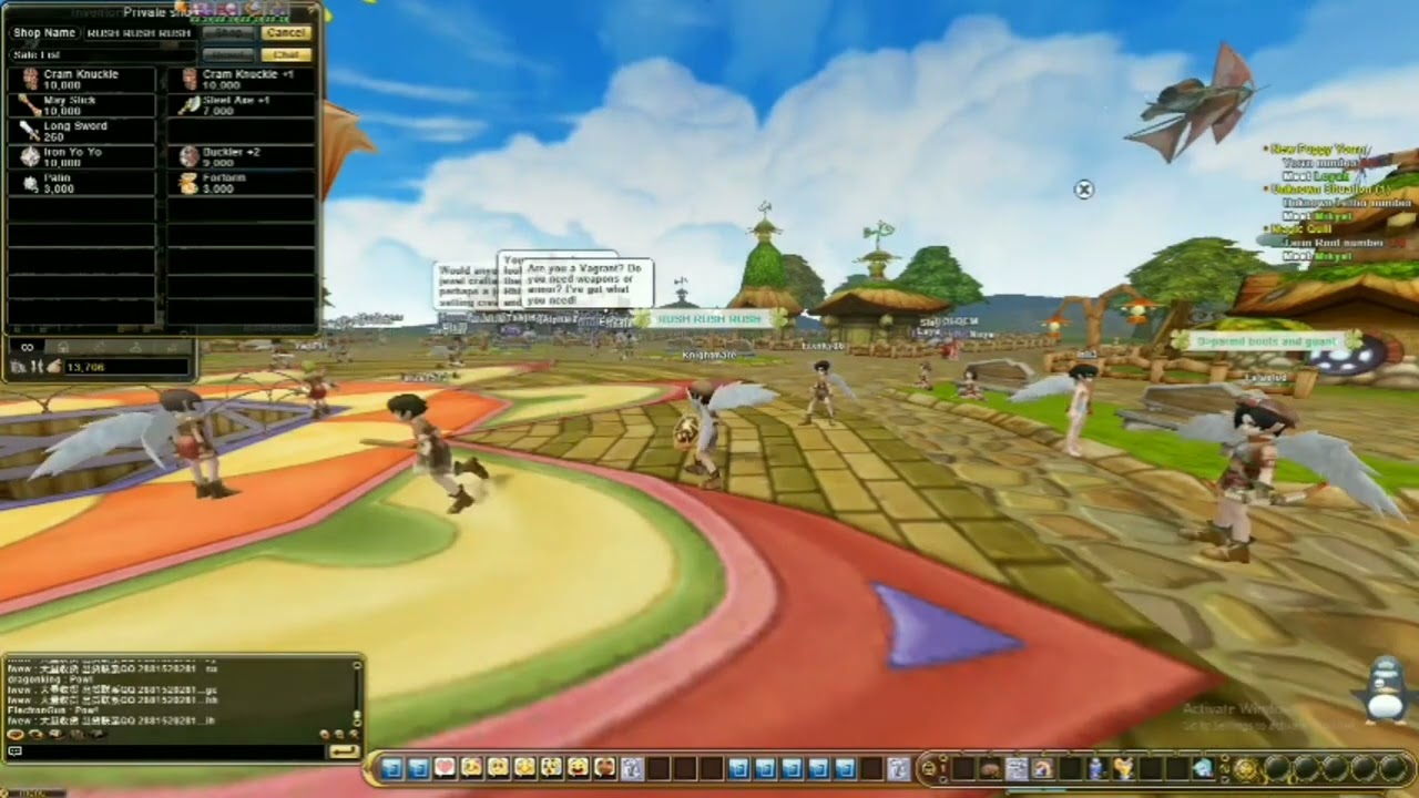 FLYFF UNIVERSE VENDING AND GRIND