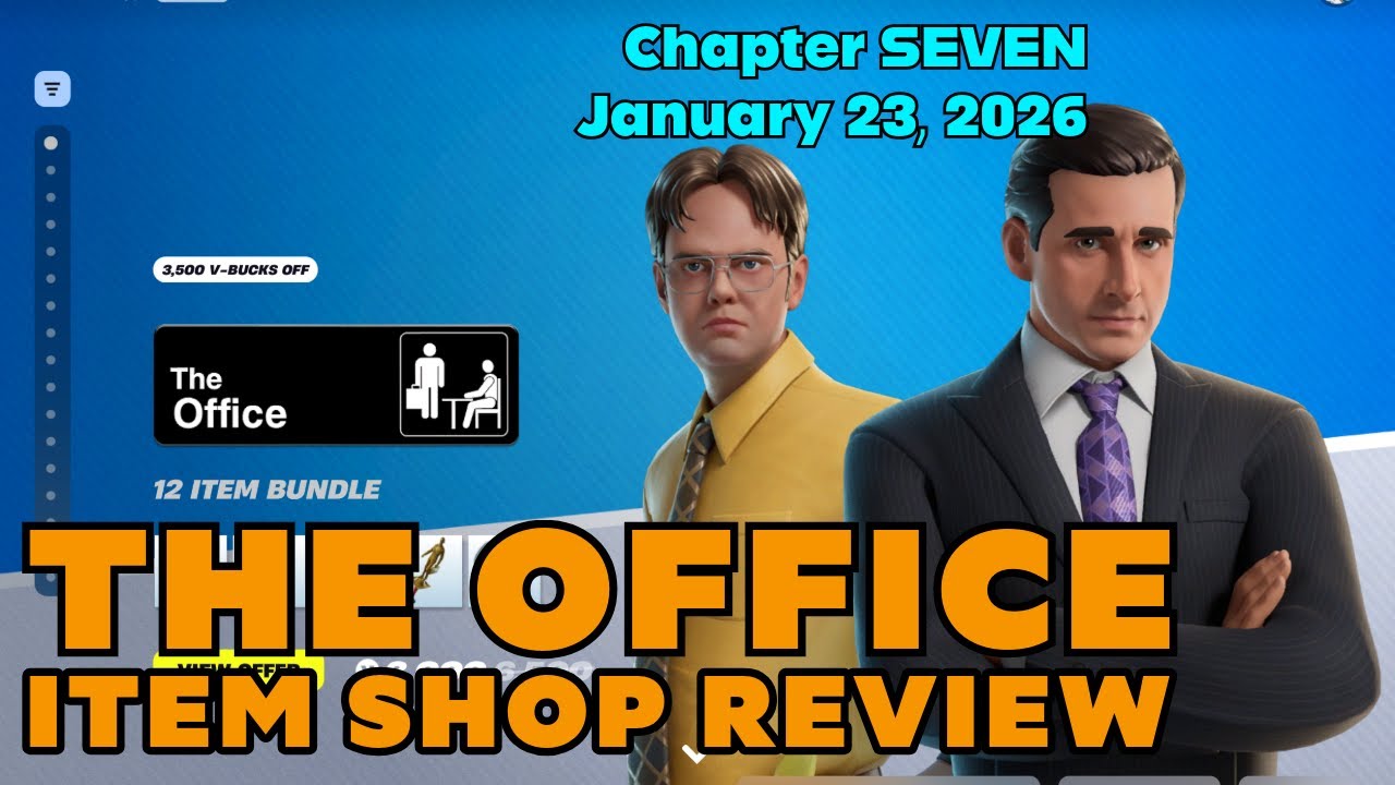 New The Office in Today's Current Fortnite item shop review, 1/23/2026 AdorahTheExplora