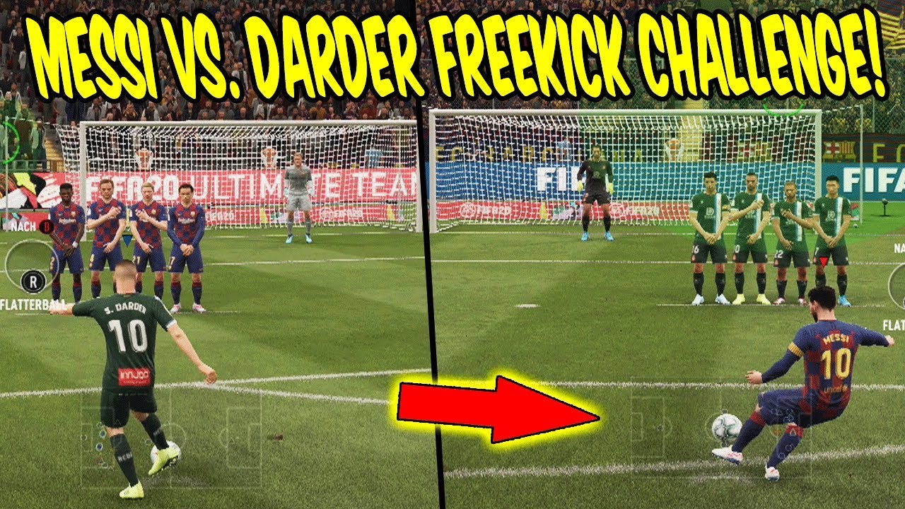 Legendary 10-shot Free Kick Duel MESSI vs. DARDER Freekick Challenge! - FIFA 20 Ultimate Team