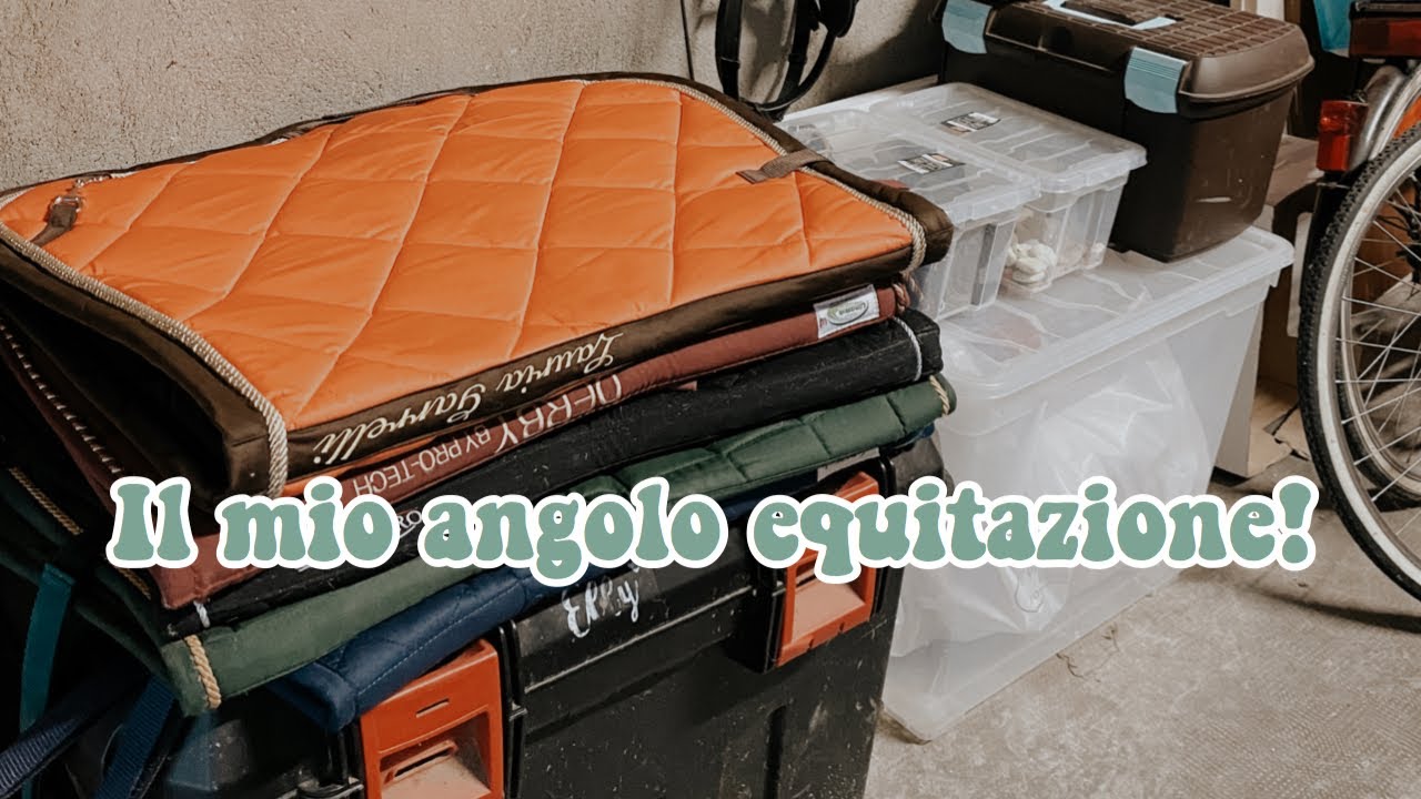 Tour del mio angolo equitazione a casa! 🐴