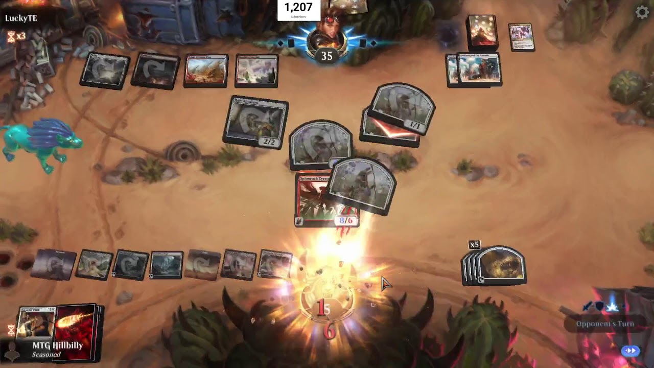 let's play magic the gathering arena