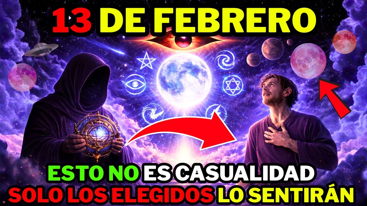 🔺 ¡ALERTA ELEGIDO! No ignores estas 7 SEÑALES de la LUNA LLENA que se ACTIVAN el 13 de FEBRERO
