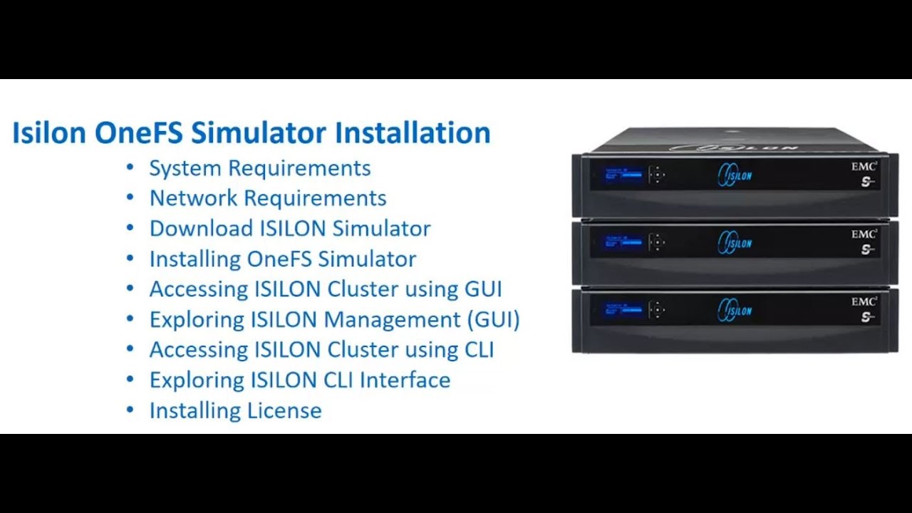 ISILON Simulator installation