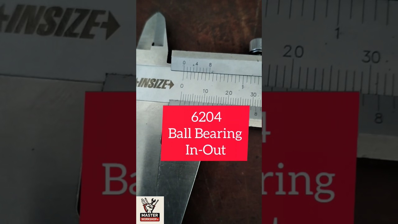 Bearing🛠️⚒️ 6204 In-out 📌🪛#vairalvideo #bearing #top #workshop