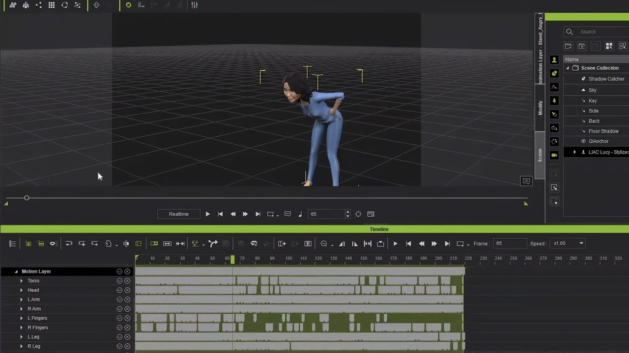 LIAC iClone Tutorial: Combining Portions of Different Animations