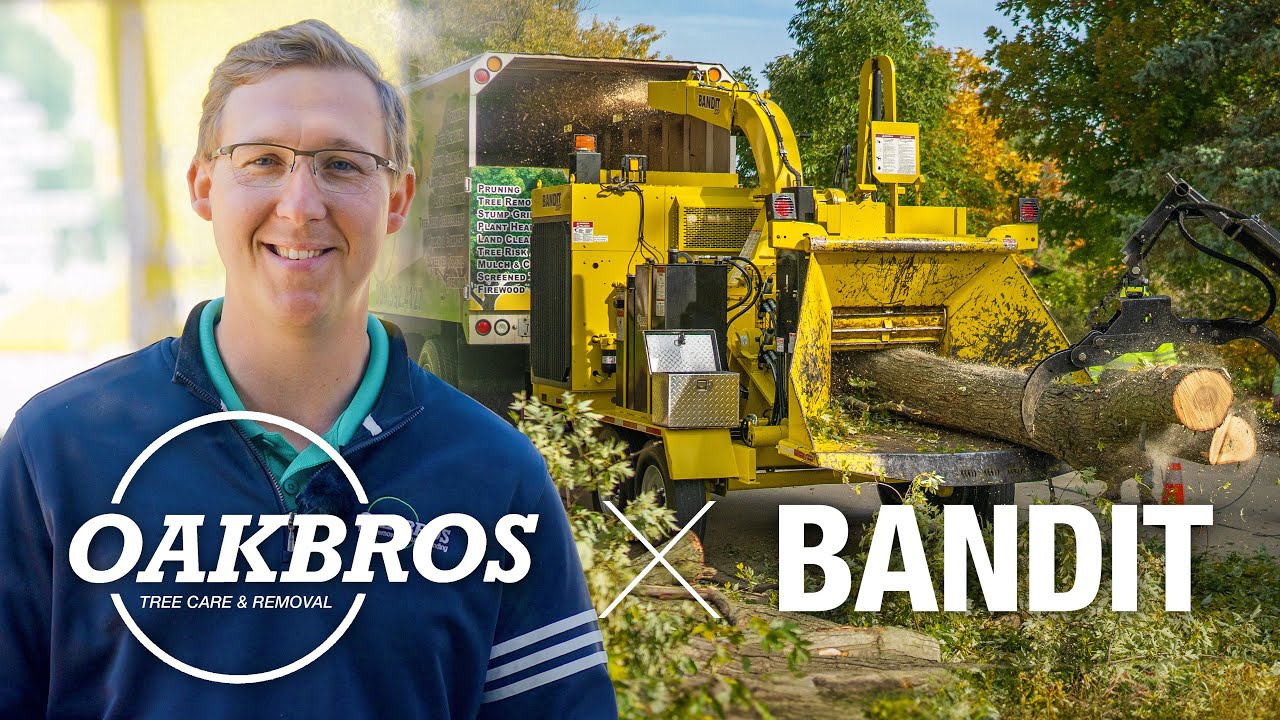 BANDIT & OAKBROS Tree Care: Bigger, Faster, Stronger with the 20XP Whole Tree Chipper!