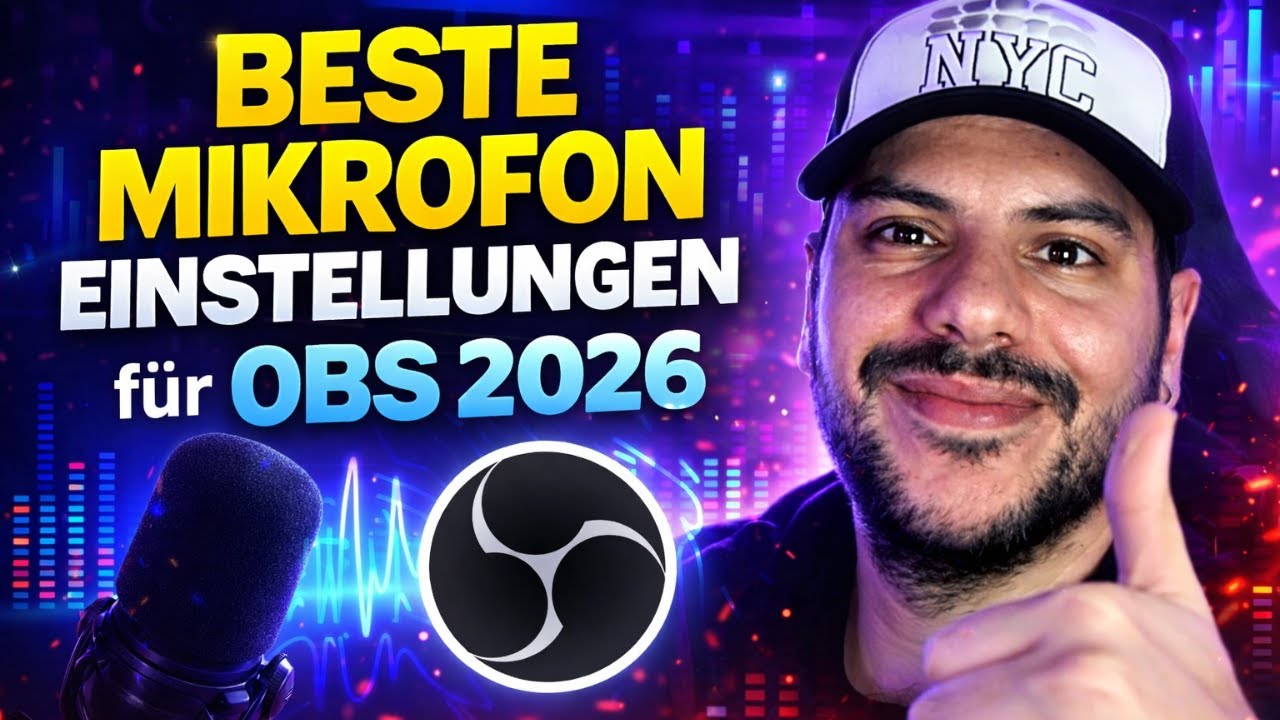 Diese Mikrofon-Einstellungen in OBS klingen 10× besser (2026)
