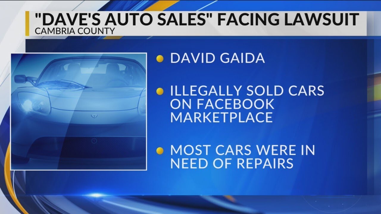 Lawsuit filed against Cambria County car dealer accused of scamming customers