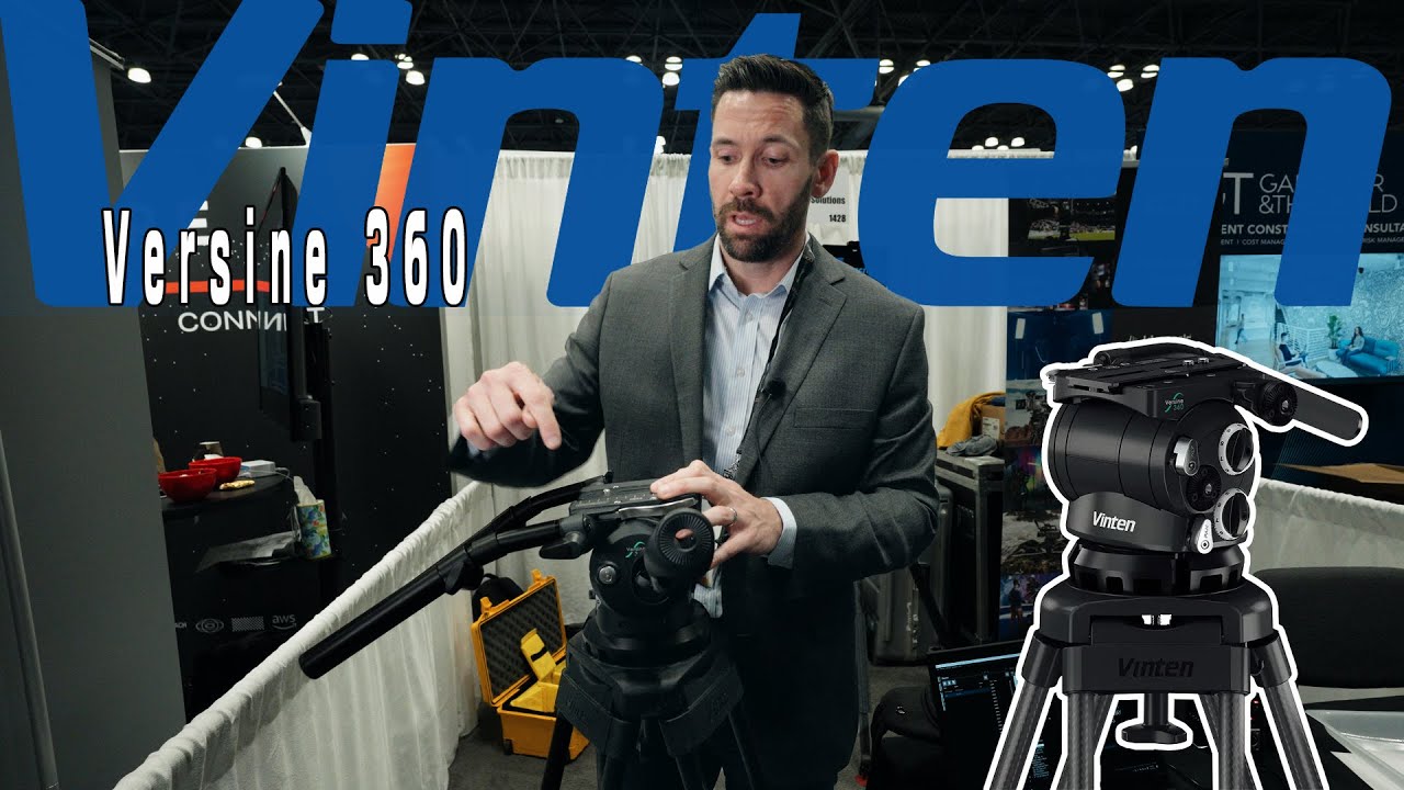 Best Fluid Head for Fast Action? | Vinten Versine 360 | NAB Show NYC