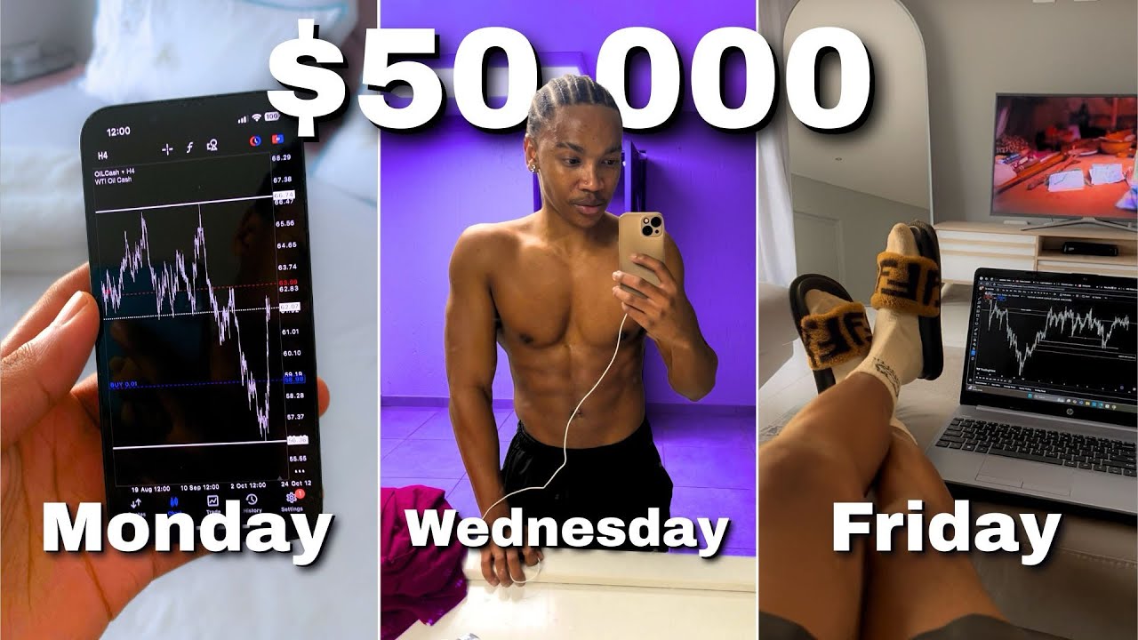 Day in a life of a real Forex Trader in RSA | I deposited 9k and this happened