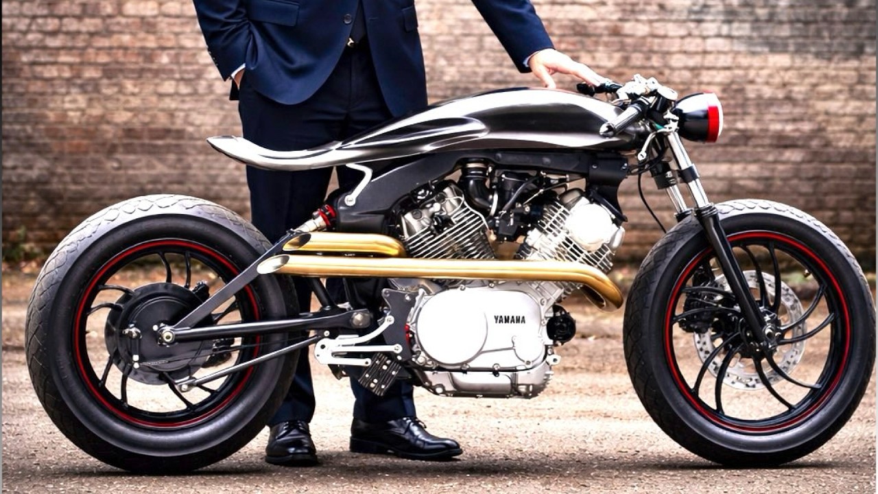 How A FLUTE INSPIRED This SLEEK Yamaha Virago Racer