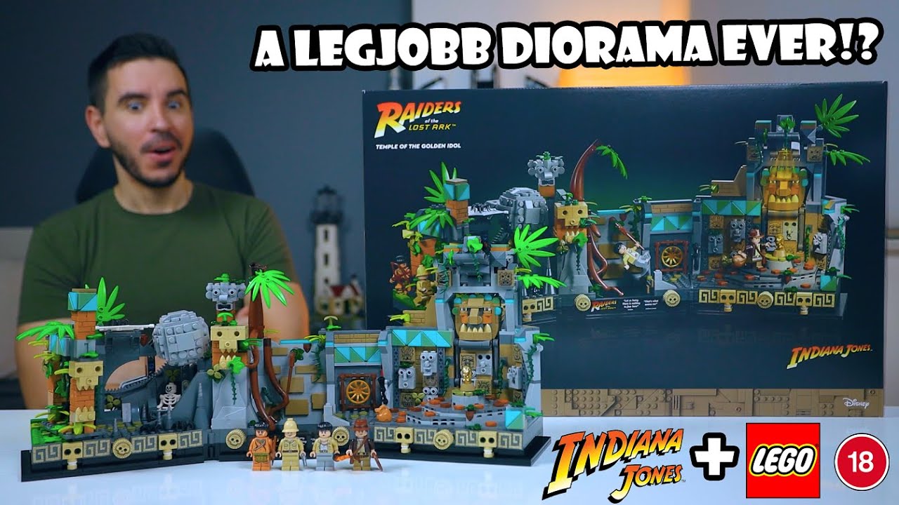 SOKKAL több, mint egy DIORÁMA! || LEGO 77015 Indiana Jones Az Aranybálvány Temploma