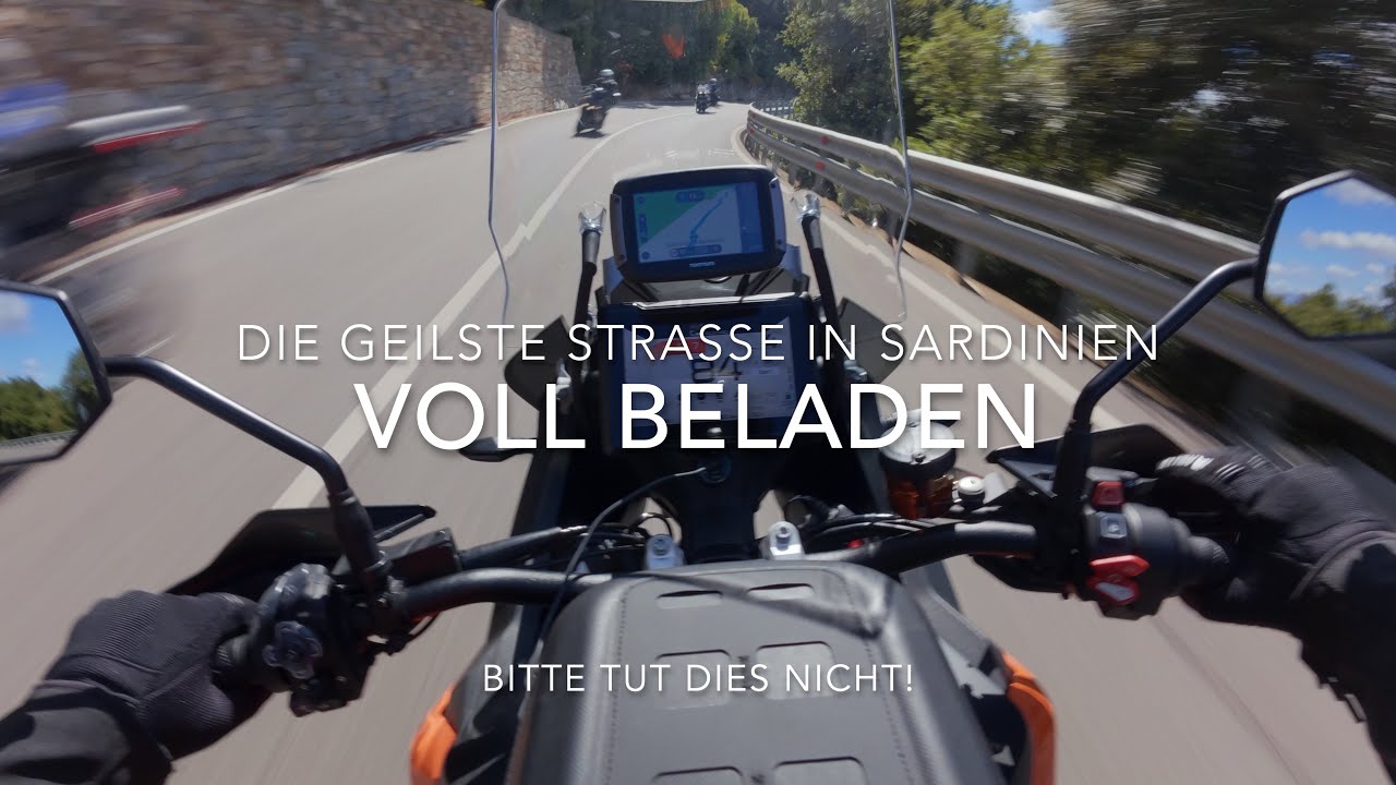 KTM 1290 Super Adventure S - Geilste und gefährlichste Straße in Sardinien?