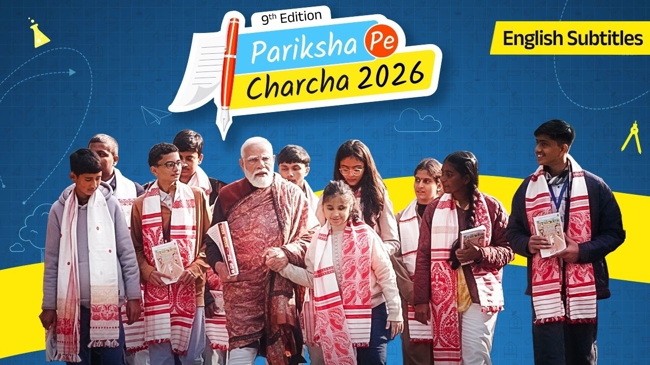 Pariksha Pe Charcha 2026 : PM Modi's interaction with Exam Warriors | With English Subtitles
