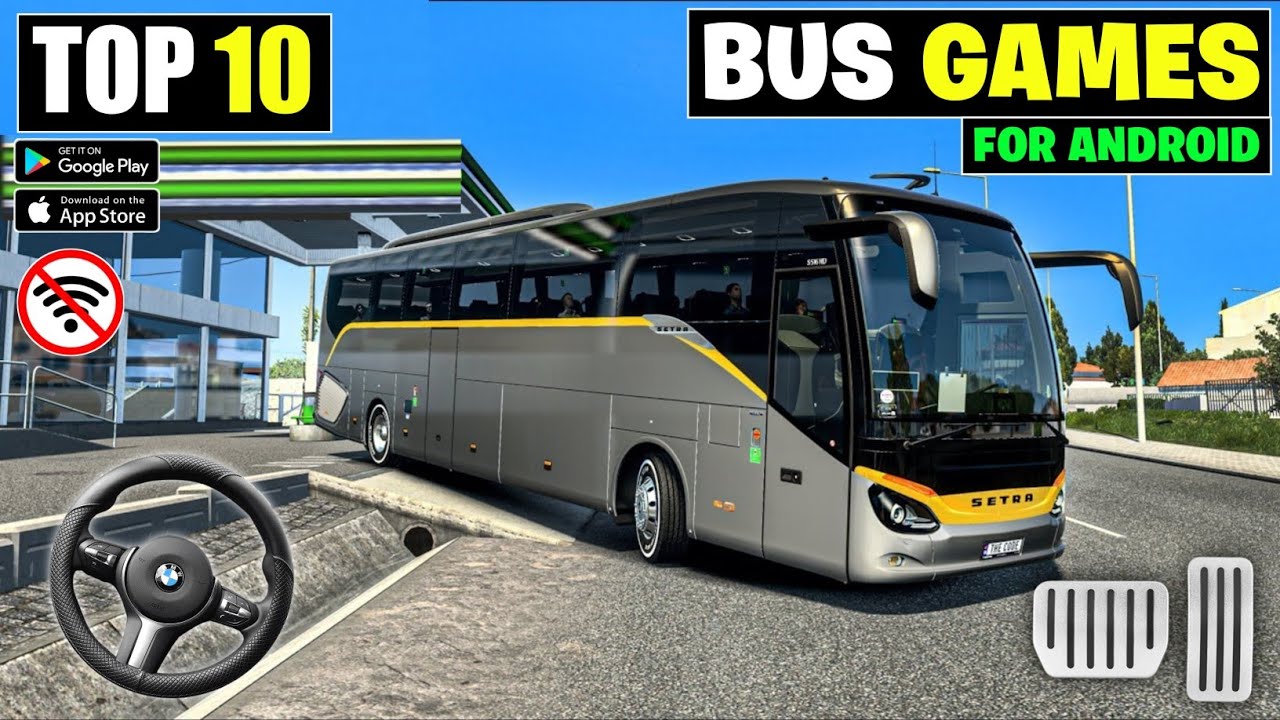 Top 10 Bus Simulator Games For Android | Best bus simulator games for android