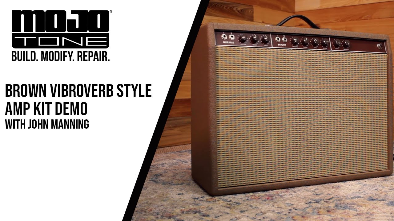 Mojotone: Brown Vibroverb Style Amp Kit Demo with John Manning