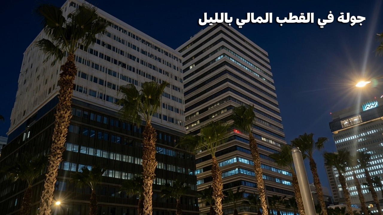 كأنك في نيويورك! أضواء القطب المالي للدار البيضاء ليلاً 🇲🇦