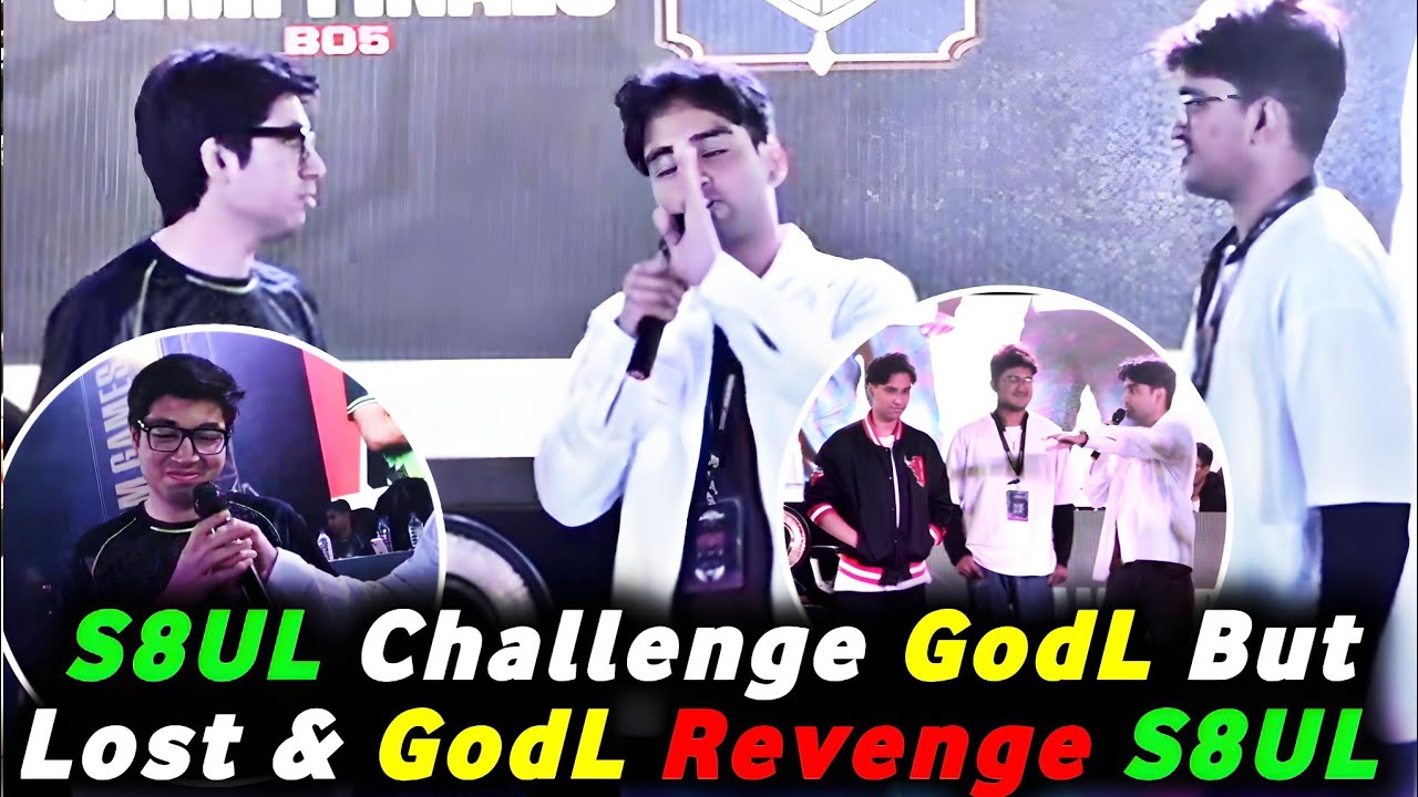 MOBA - GodL Revenge from S8UL🥵 GodL Beat S8UL🚨 S8UL Challenge GodL But Lost Reaction😥