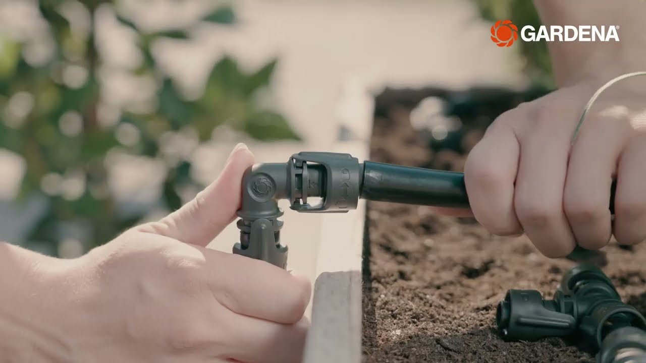 Installatie GARDENA Micro-Drip Startset verhoogde Moestuin & Borders (35 planten)
