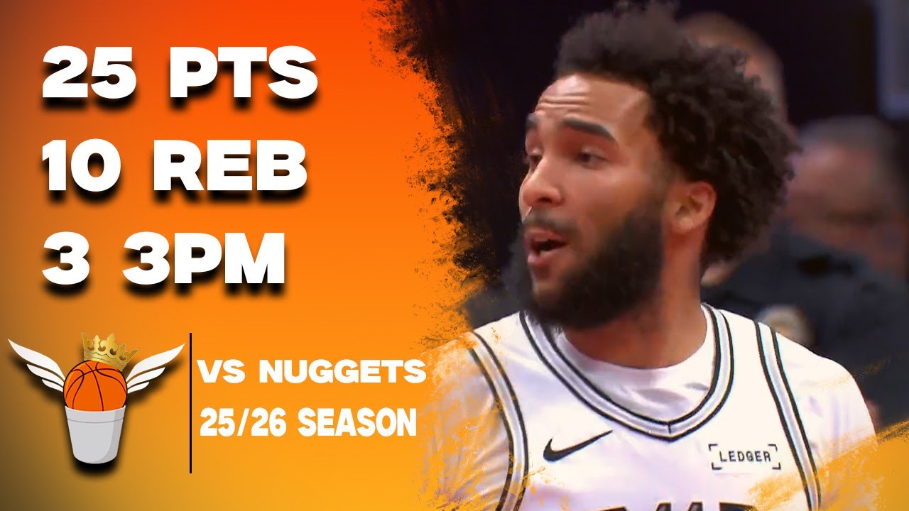 Julian Champagnie 25 Points vs Nuggets Full Highlights! (11/28/2025)