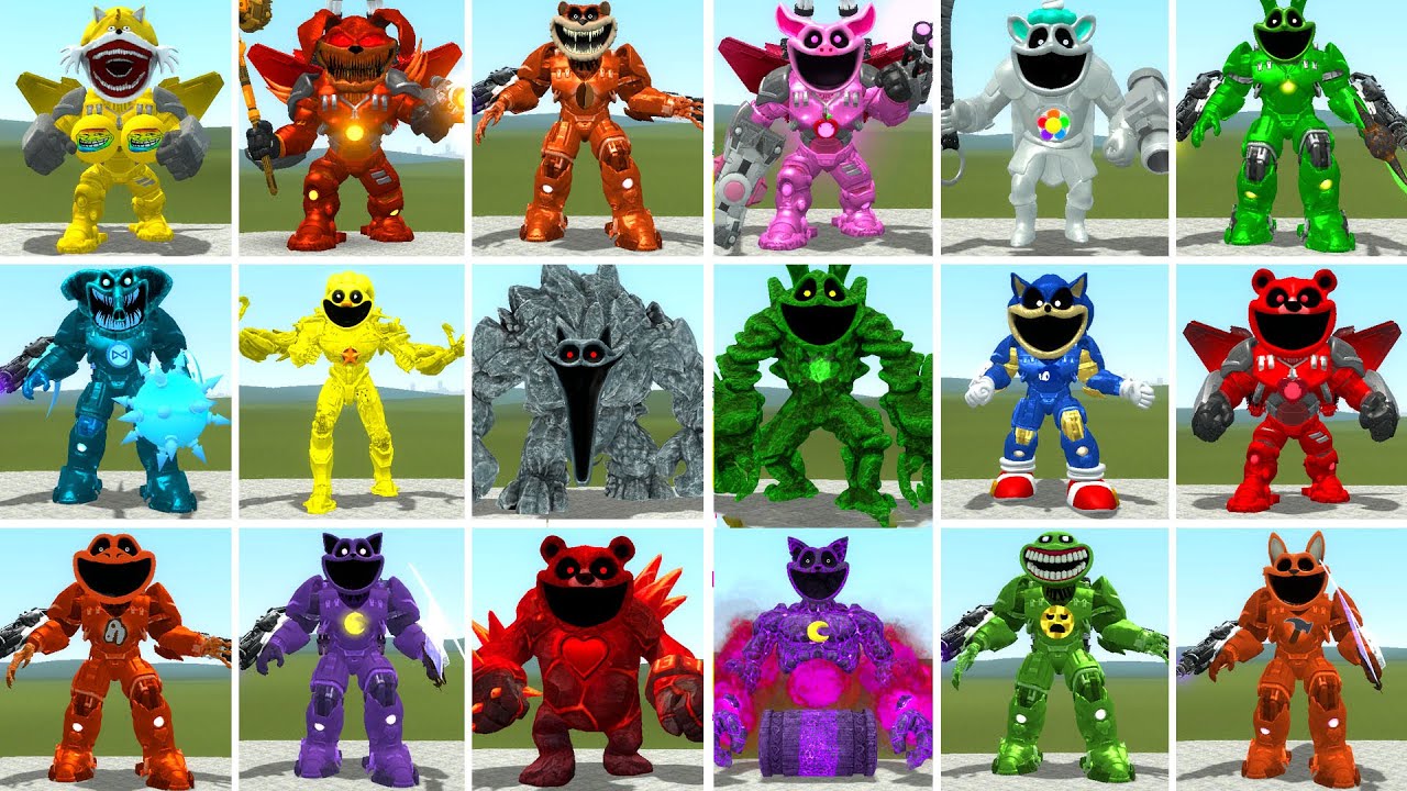 WHICH NEW ALL THE MECHA TITAN POPPY FAMILY AND GOLEM POPPY FAMILY IS THE STRONGEST? In Garry's Mod!