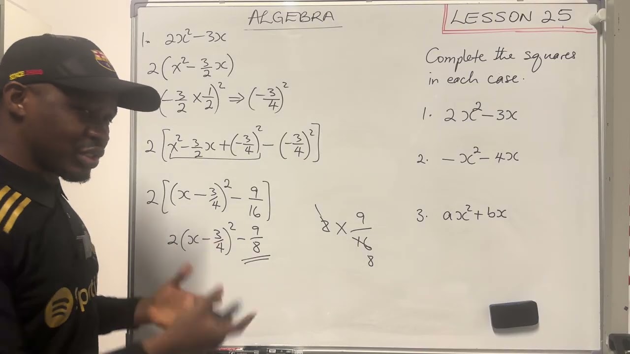 Algebra : Lesson 25