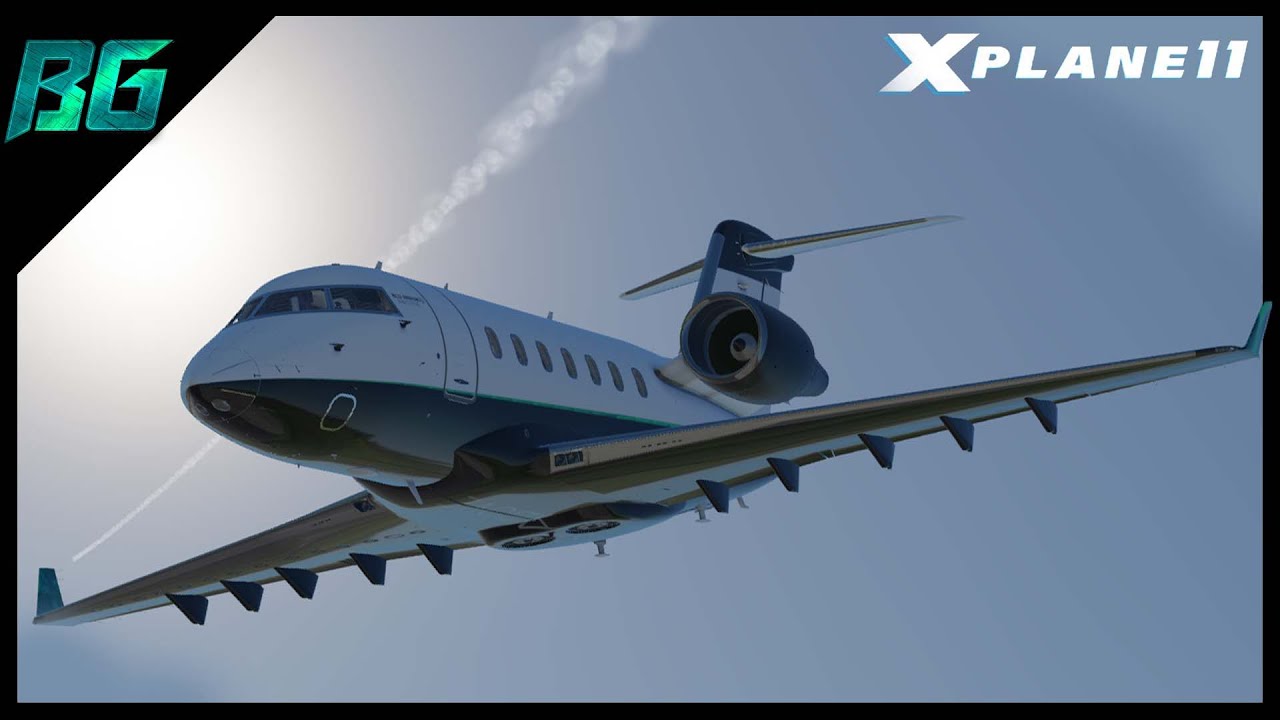 HotStart Challenger 650 | KMGM-KDAB-KSRQ | X-Plane (VATSIM)