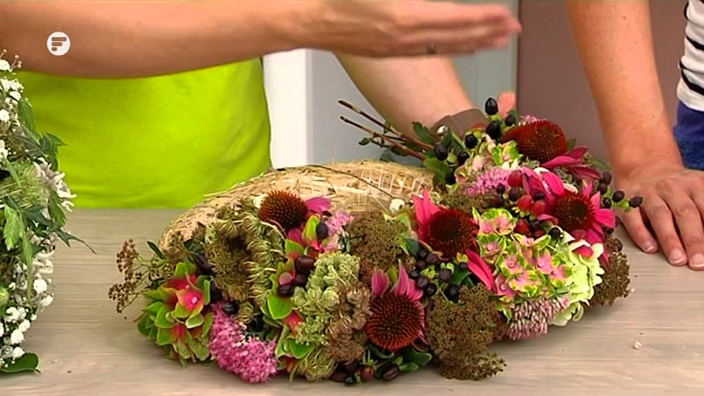 Sommerlichen Kranz binden - der Dauchenbeck Blatt und Bluete Tipp