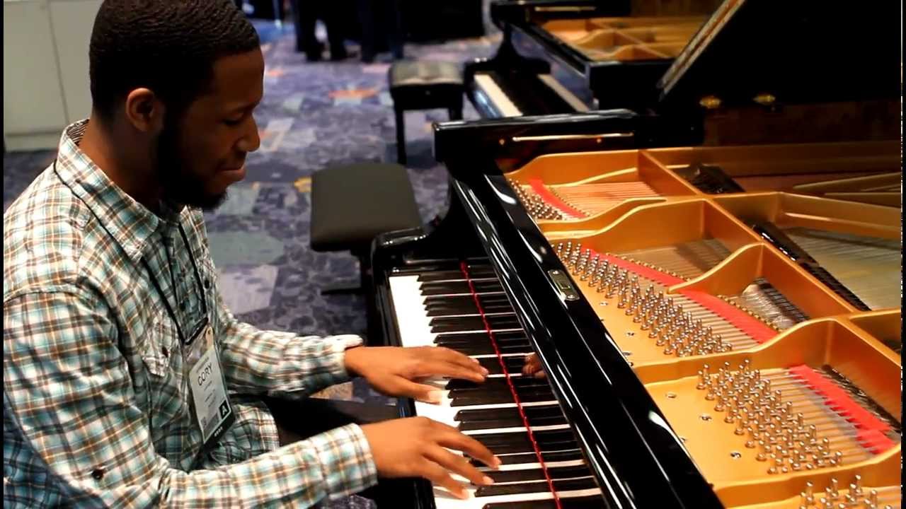 Keyboard Magazine NAMM 2013: Corey Henry @ Fazioli Pianos
