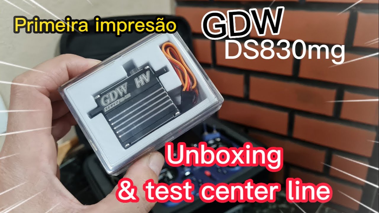 GDW DS830MG HV-Servo unboxing