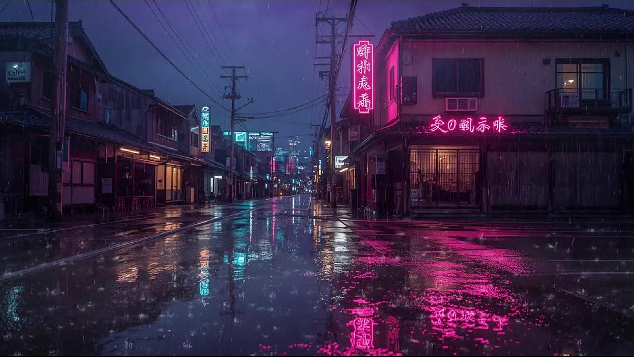 Night Rain Ambience 🌙 Lofi Beats for Focus, Relax & Quiet Moments #40