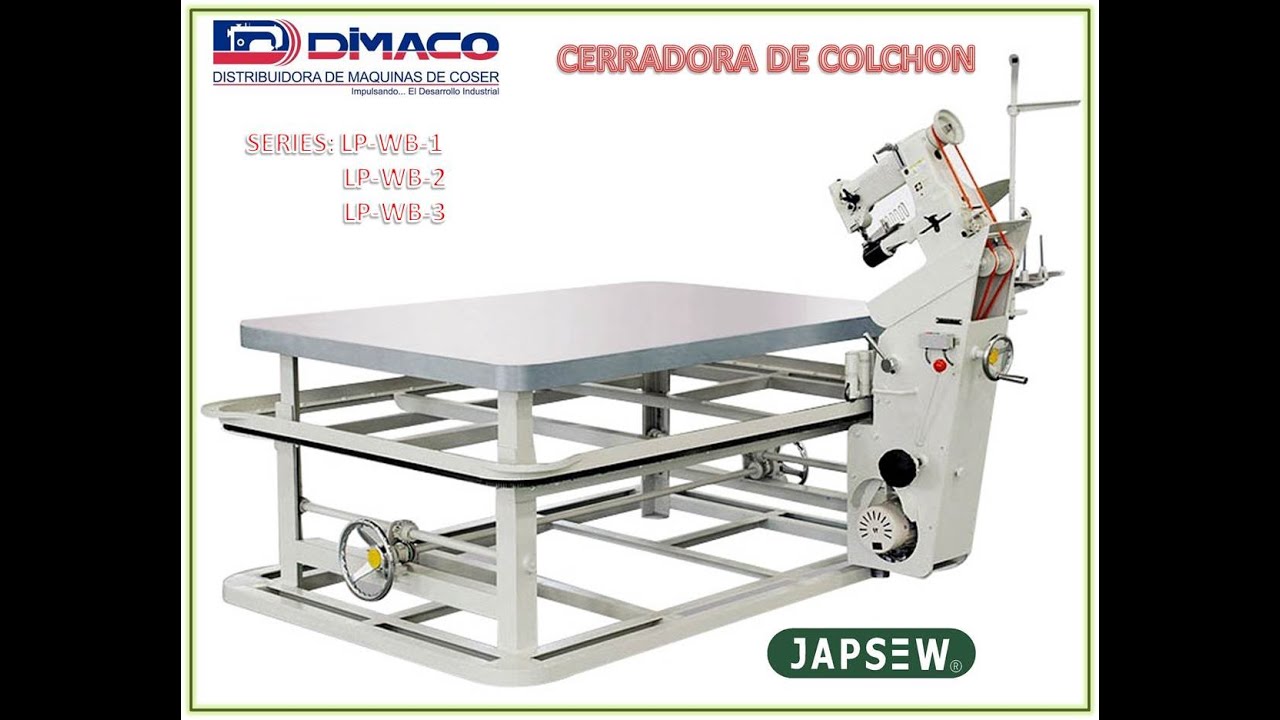 Máquina cerradora de Colchón