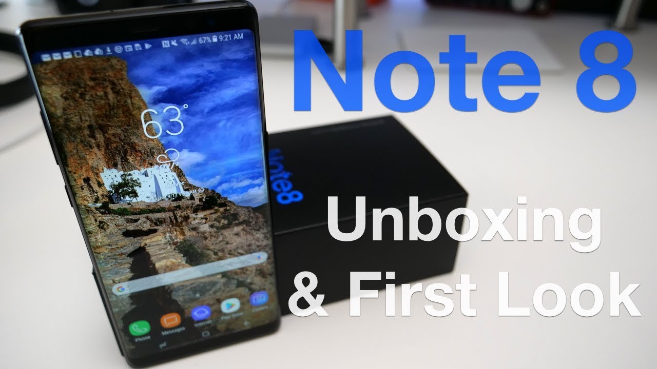 Note 8 - Unboxing and First Setup