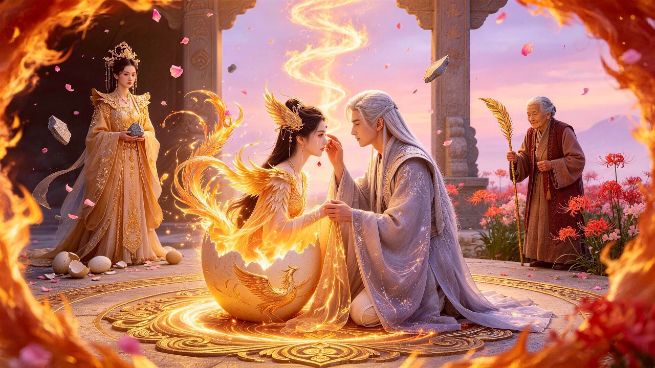 The bald chick is the true phoenix? Reborn with heavenly fire,all realms beg her to live!#260408fnB2