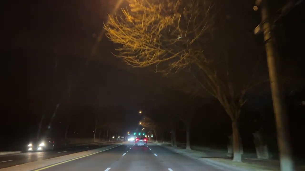 Silent Night Drive in Washington | Calm ASMR for Sleep #asmr #driving 