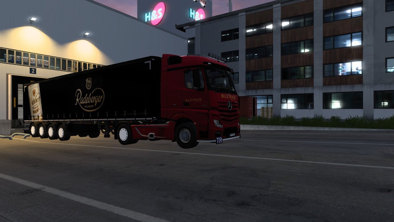 [ETS2 1.57] Realistic Driving  Mercedes-Benz Actros