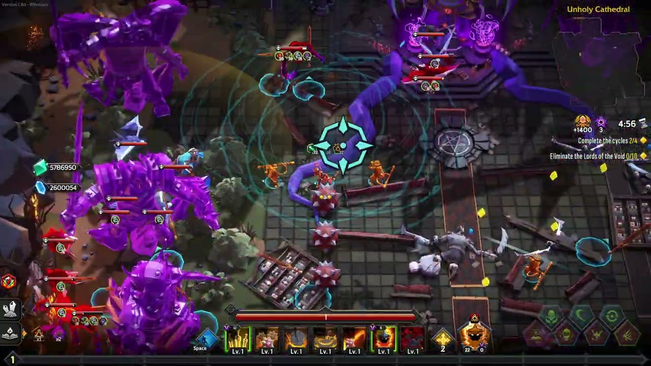 Soulstone Survivors. Unholy Cathedral level 1400 with Monkey King