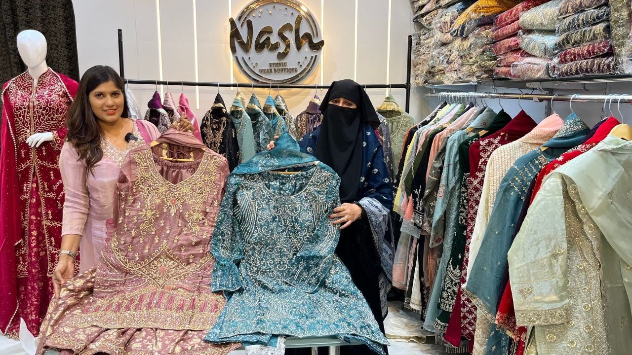 Party wear Sharara dress/ Latest farshi lehenga from Nash Boutique Park Circus Kolkata