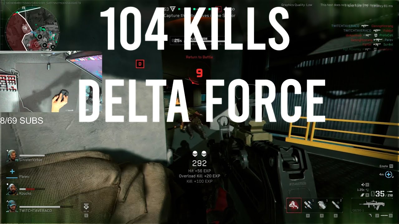104 K1LL5 FARMING AND CHILLING - DELTA FORCE