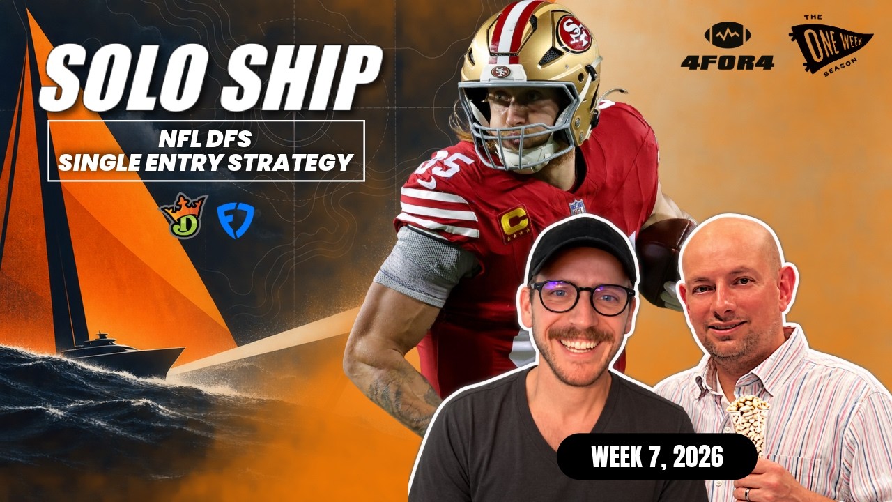NFL Week 7 DFS: Best Game Stacks, GPP Targets & Contrarian Plays | Solo Ship
