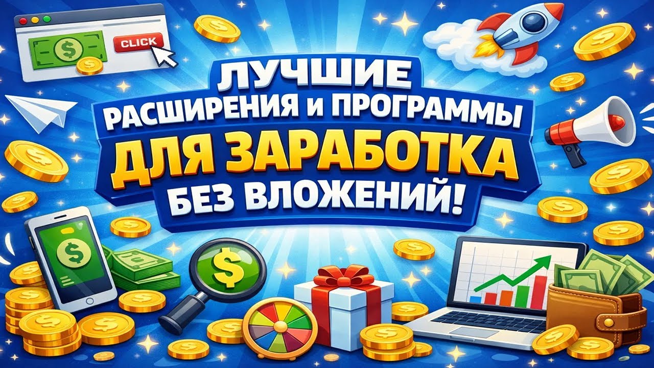ЛУЧШИЕ РАСШИРЕНИЯ И ПРОГРАММЫ ДЛЯ ЗАРАБОТКА В ИНТЕРНЕТЕ БЕЗ ВЛОЖЕНИЙ В АВТОМАТИЧЕСКОМ РЕЖИМЕ