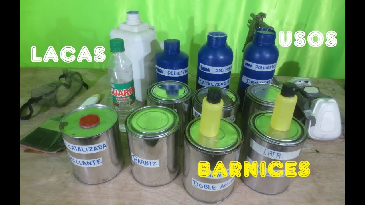 Tipos De LACAS Y BARNICES Que Se USAN MAS EN MADERA Y MUEBLES Facil Paso A Paso - Luis Lovon