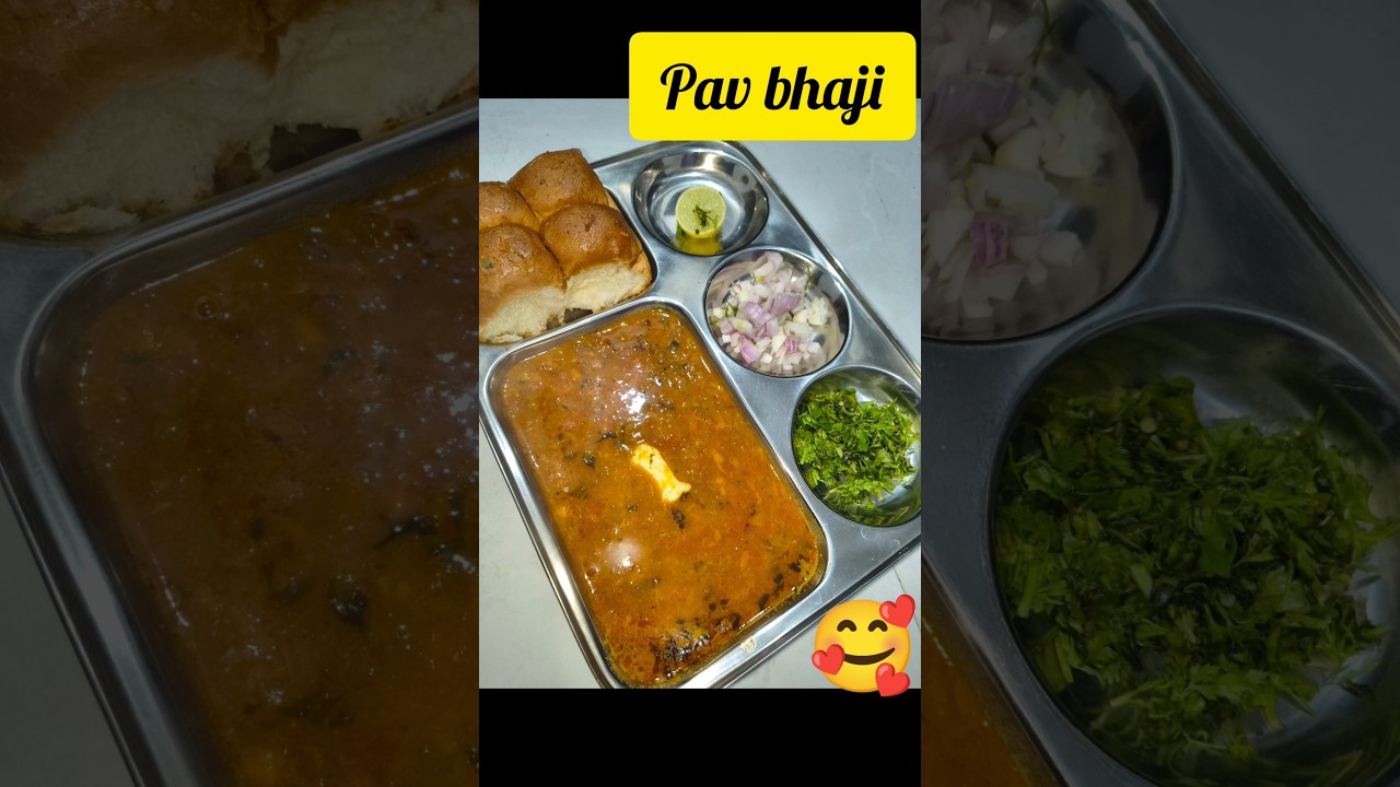 Pav Bhaji recipe 😋😋