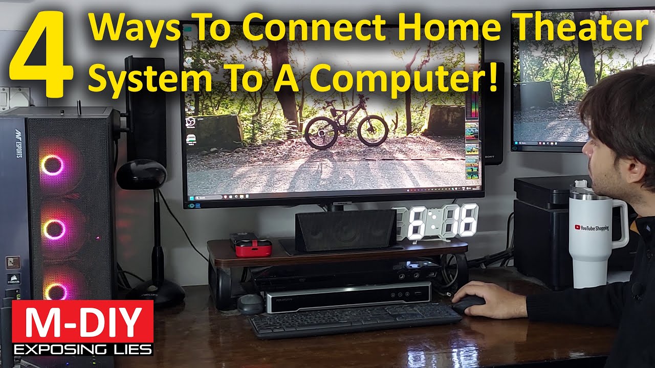 4 Ways To Connect Home Theater System To Your Computer!
