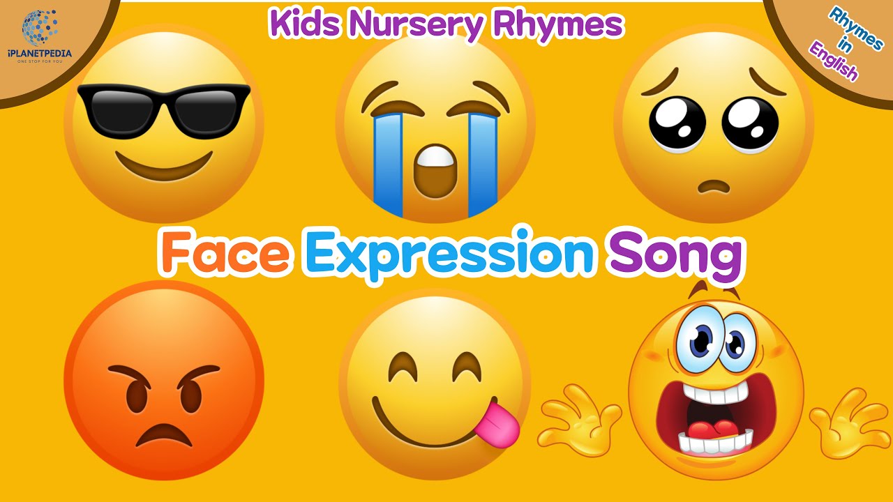 Face Expression Song | Learn Emotions with Faces | Emotions Song for Children 😊😢😡😲 | iPlanetPedia